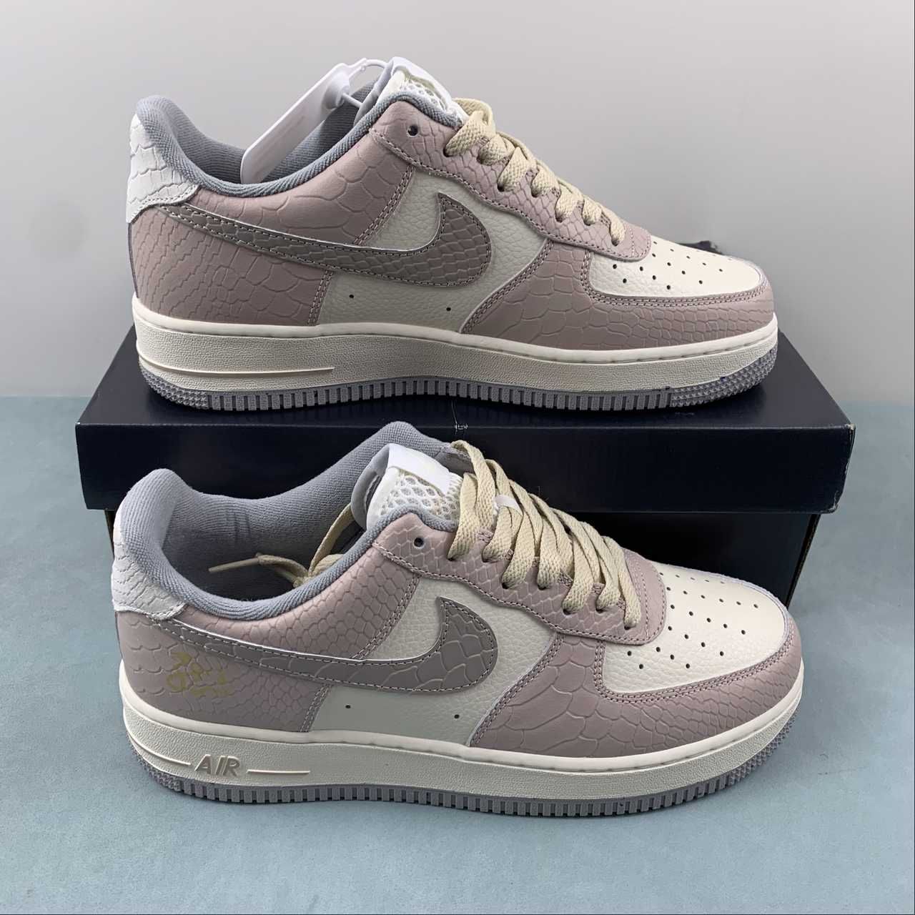 Nike Air Force 1 '07 White Python Snakeskin DX2678-100
