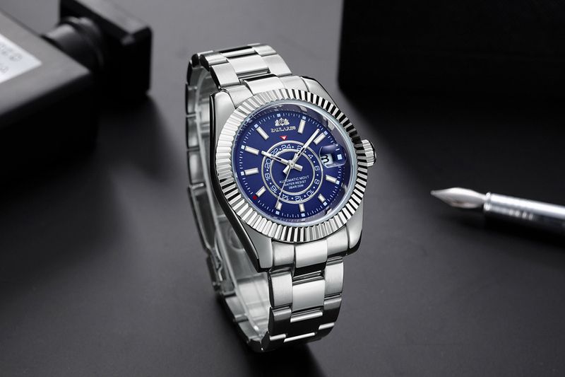 Automatic Mechanical Luminous Watch Stainless Steel Mens Wristwatches