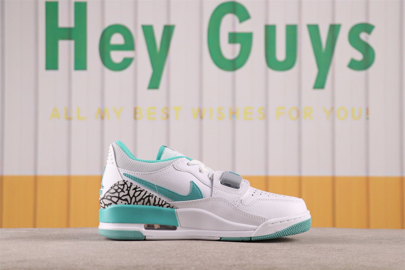 $85 Air Jordan Legacy 312 Low White Turquois CD7069-130