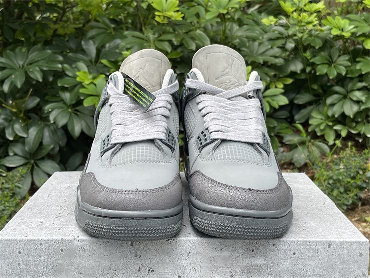 Air Jordan 4 Retro Paris Olympics Wet Cement FQ7928-001 Men Sneakers