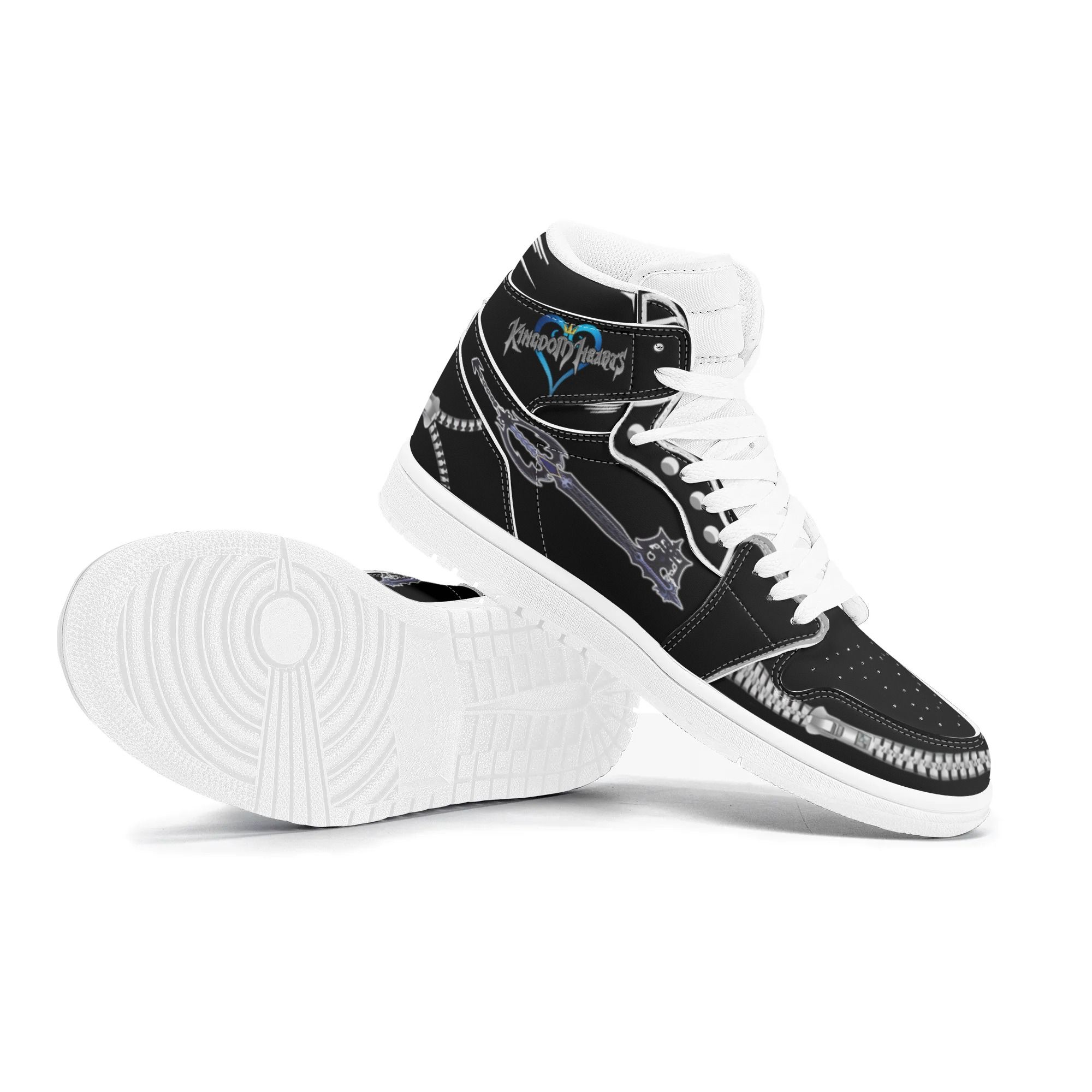 Roxas Anime Custom Kingdom Hearts Air Hightop Shoes