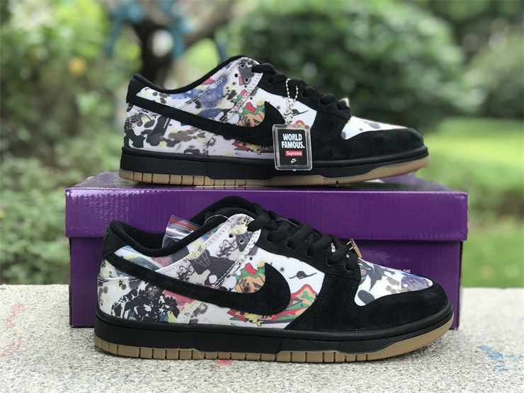 Supreme × Nike SB Dunk Low Rammellzee FD8778-001