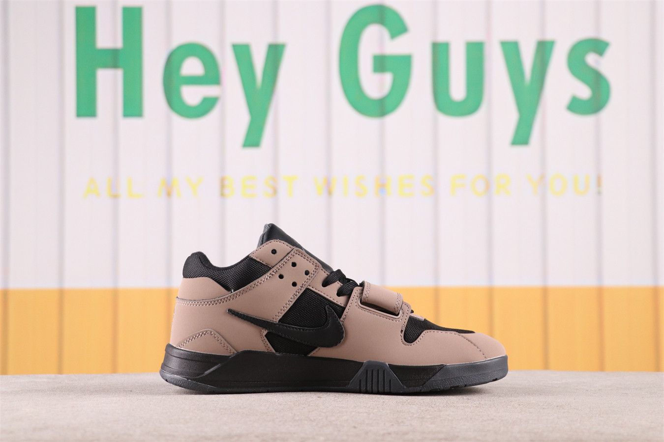 Men Travis Scott x Air Jordan Cut The Check Brown Black FZ8117-214
