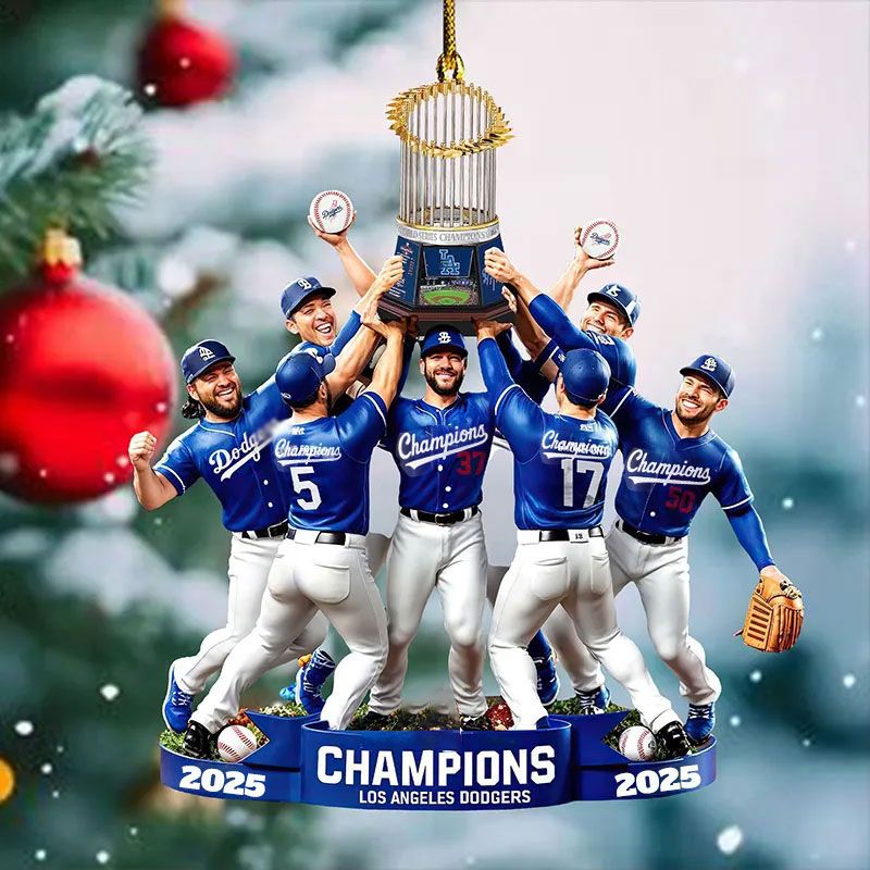 💙2025 LA World Series Champions Ornament