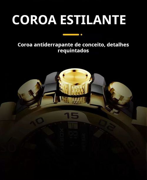 Relógio Esportivo Masculino FOXBOX: Tecnologia e Estilo em 2025