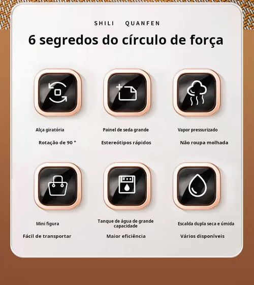 Ferro de Vapor Rápido | Elimina Rugas em Segundos sem Tábua