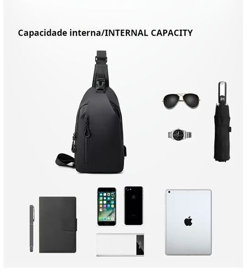Pochete Peitoral para Homens | Conforto e Estilo no Dia a Dia e nas Viagens