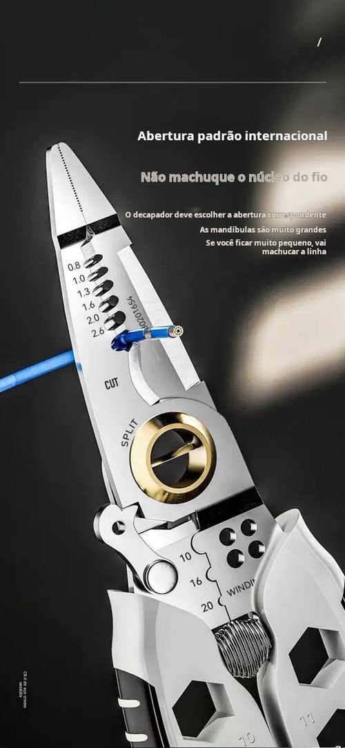 Alicate Multiuso A1: Corte, Crimpagem e Preensão de Alta Qualidade