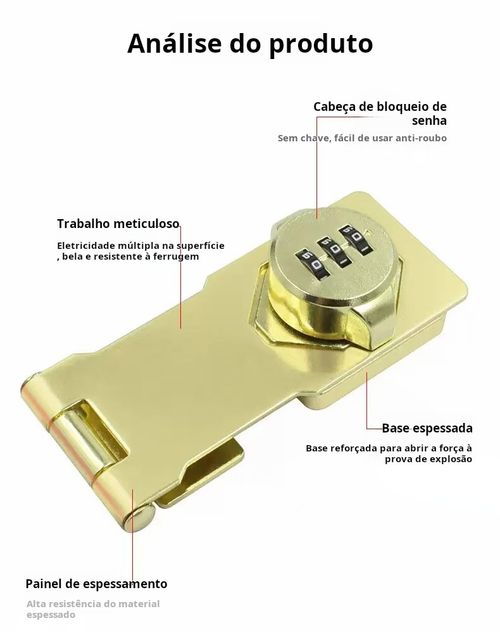 Cadeado com Senha: Segurança Prática sem Chaves em 2024