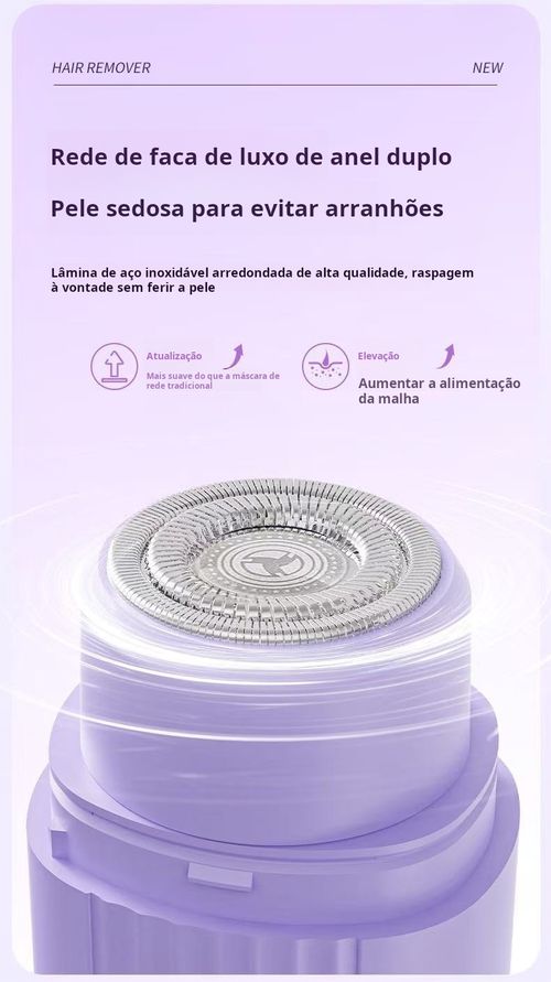 Depiladora de Precisão Feminina: Para Axilas, Rosto e Biquíni