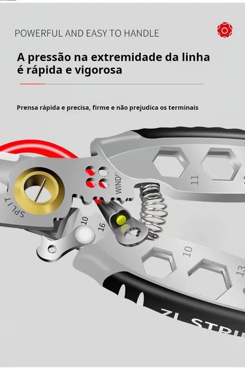 Alicate Multiuso A1: Corte, Crimpagem e Preensão de Alta Qualidade