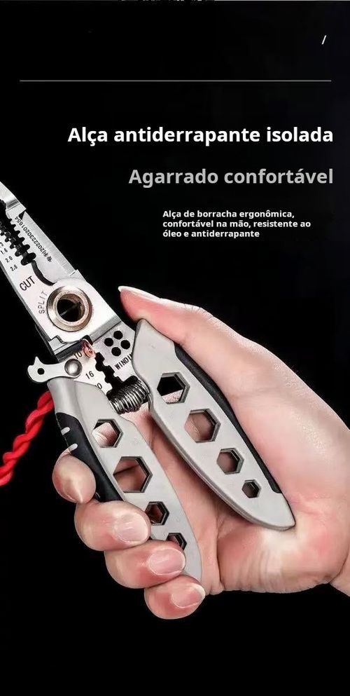 Alicate Multiuso A1: Corte, Crimpagem e Preensão de Alta Qualidade