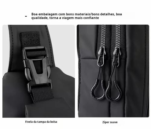 Pochete Peitoral para Homens | Conforto e Estilo no Dia a Dia e nas Viagens