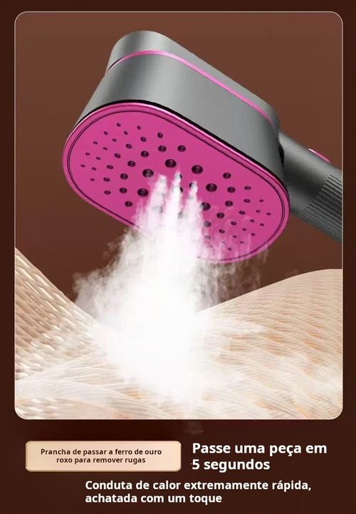 Ferro de Vapor Rápido | Elimina Rugas em Segundos sem Tábua