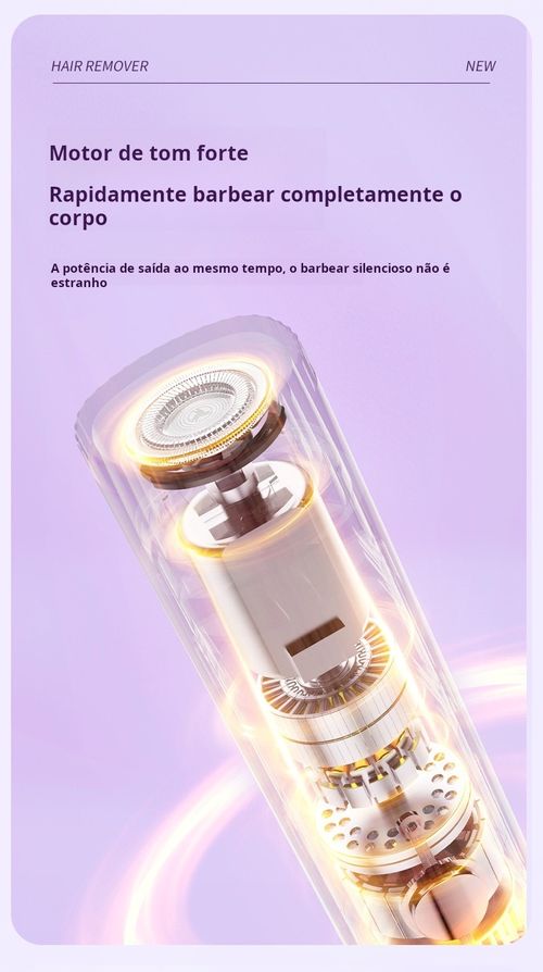 Depiladora de Precisão Feminina: Para Axilas, Rosto e Biquíni