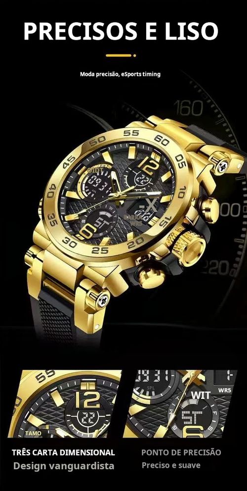 Relógio Esportivo Masculino FOXBOX: Tecnologia e Estilo em 2025