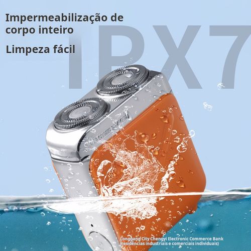 Barbeador Elétrico de Bolso | Compacto e Recarregável para Viajantes