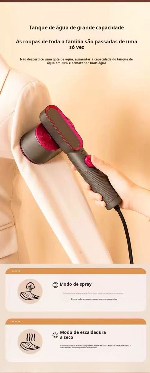 Ferro de Vapor Rápido | Elimina Rugas em Segundos sem Tábua