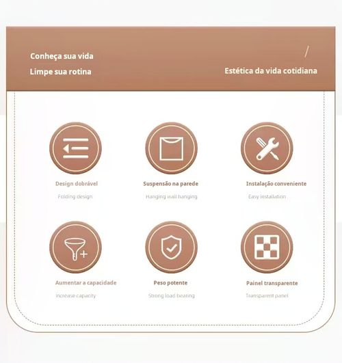 Lixeira de Cozinha de Parede Lixeira de Cozinha com Adesivo | Instalação Fácil sem Furados Lixeira de Gabinete | Organize o Lixo sob a Pia da Cozinha Lixeira de Parede com Tampa  Lixeira de Cozinha com Divisória