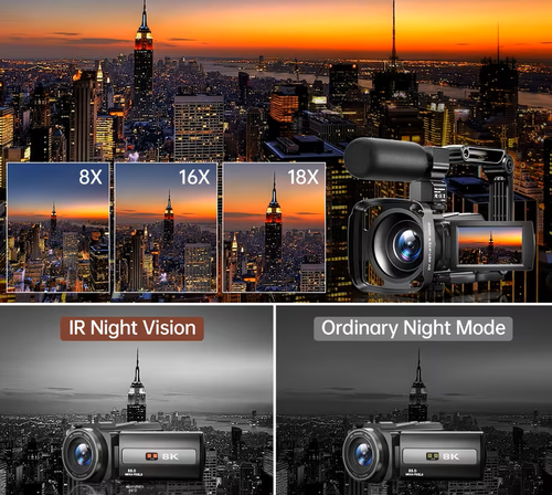 8K handheld camcorder