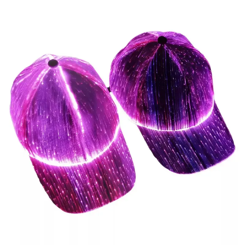 iber optic baseball cap
