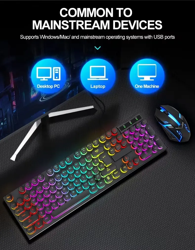 Retro mechanical keyboard