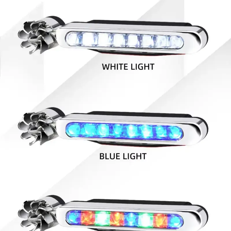 Wind-powered daytime running lights