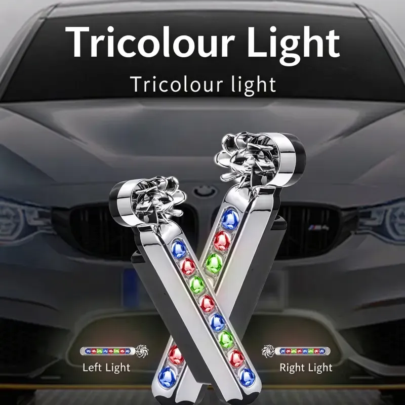 Wind-powered daytime running lights