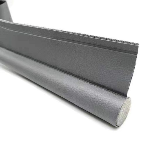 Self-adhesive brush strip for soundproof door gaps