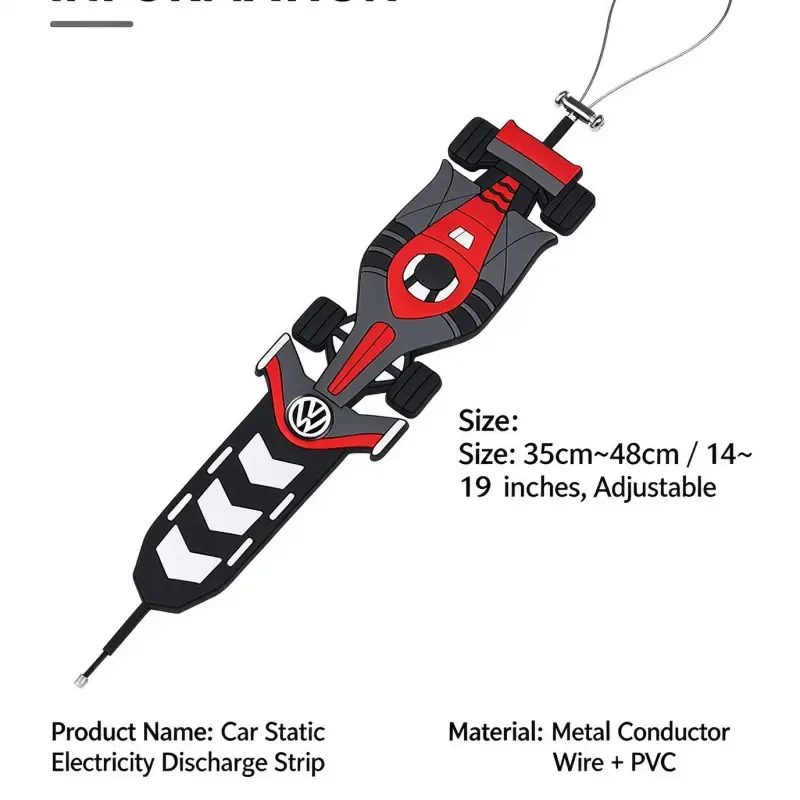 Car Static Eliminator Strap