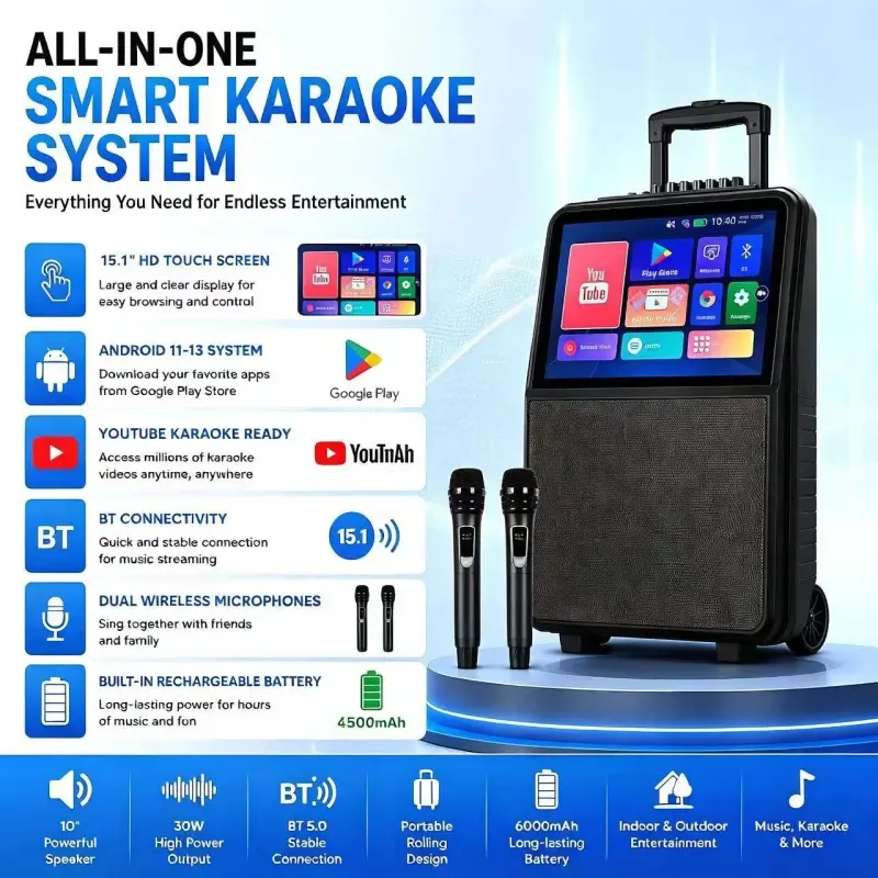 Portable Trolley Wireless Media Player