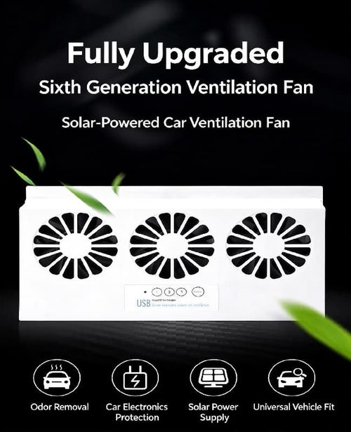 Solar-Powered Car Cooler