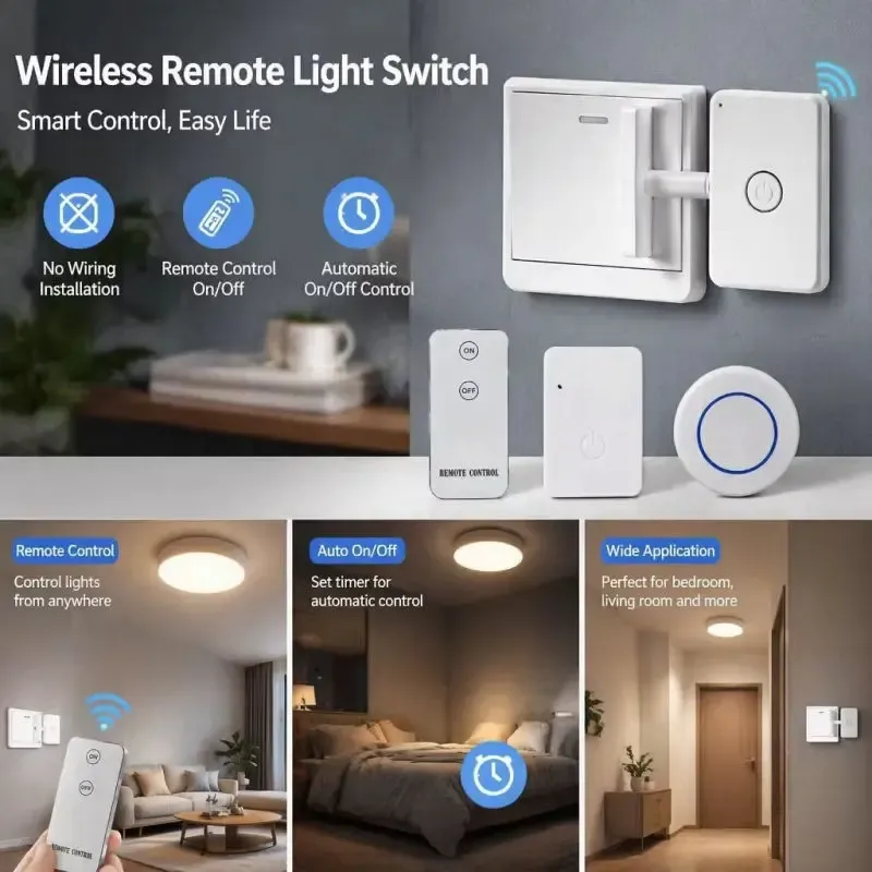Wireless Lazy Remote Light Switch