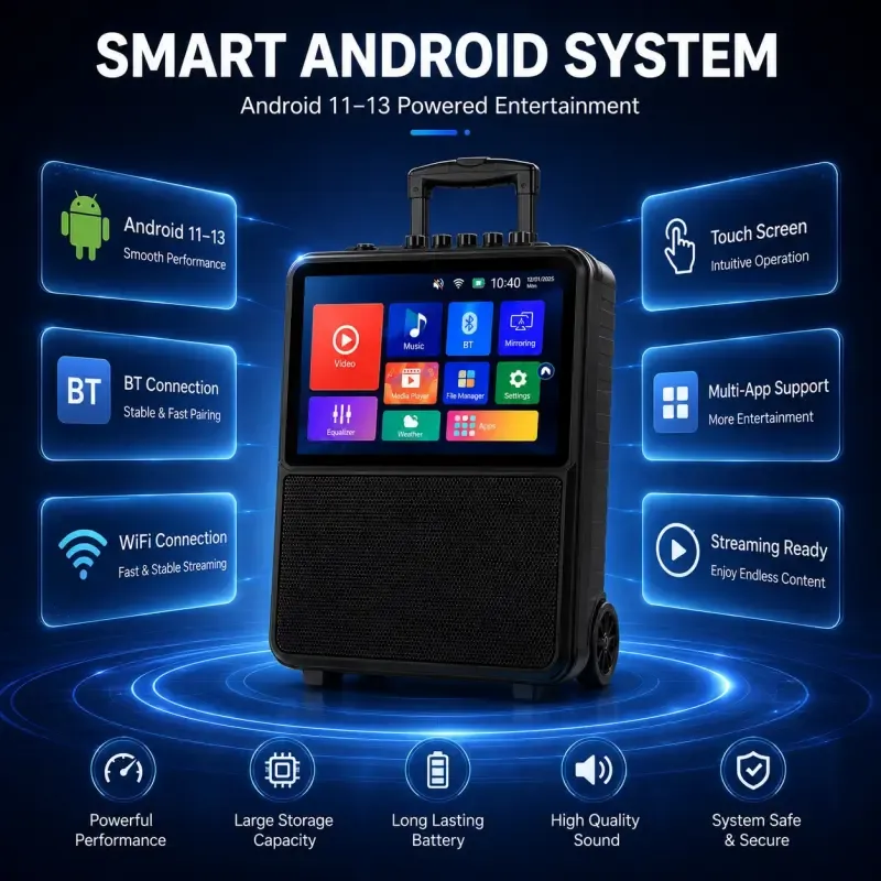 Portable Trolley Wireless Media Player