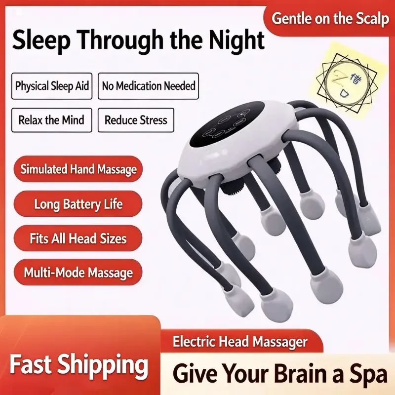 Octopus Scalp Massager
