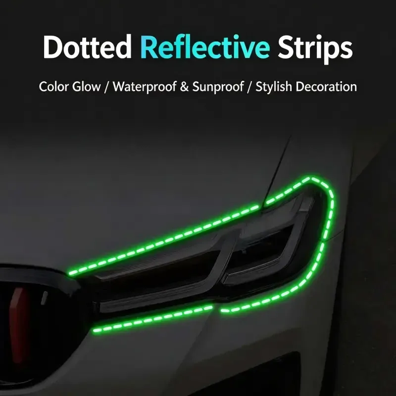 DIY Luminous Wheel Rim Stickers