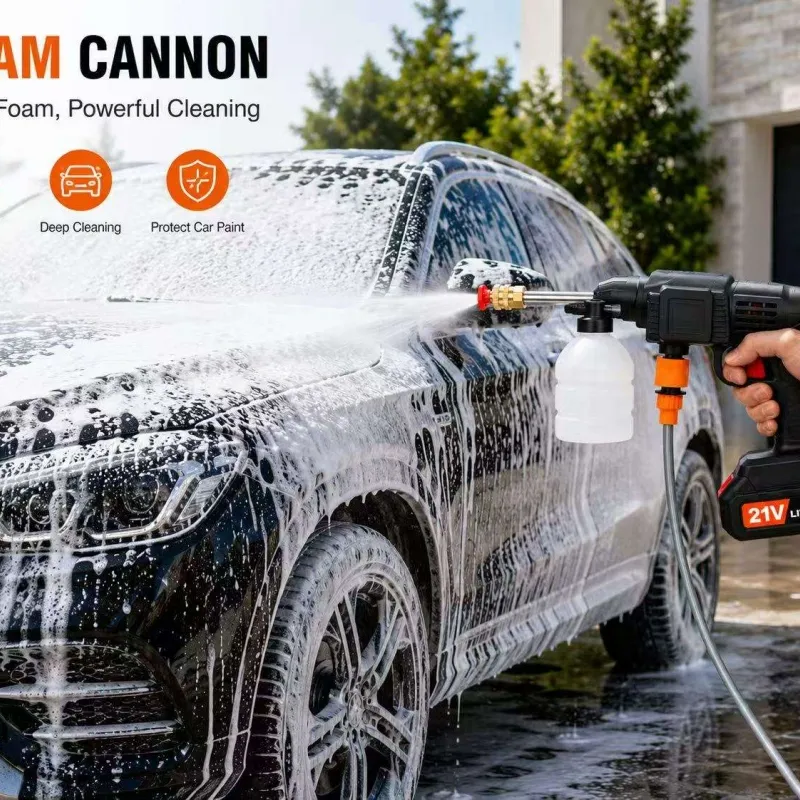 Electric car wash gun