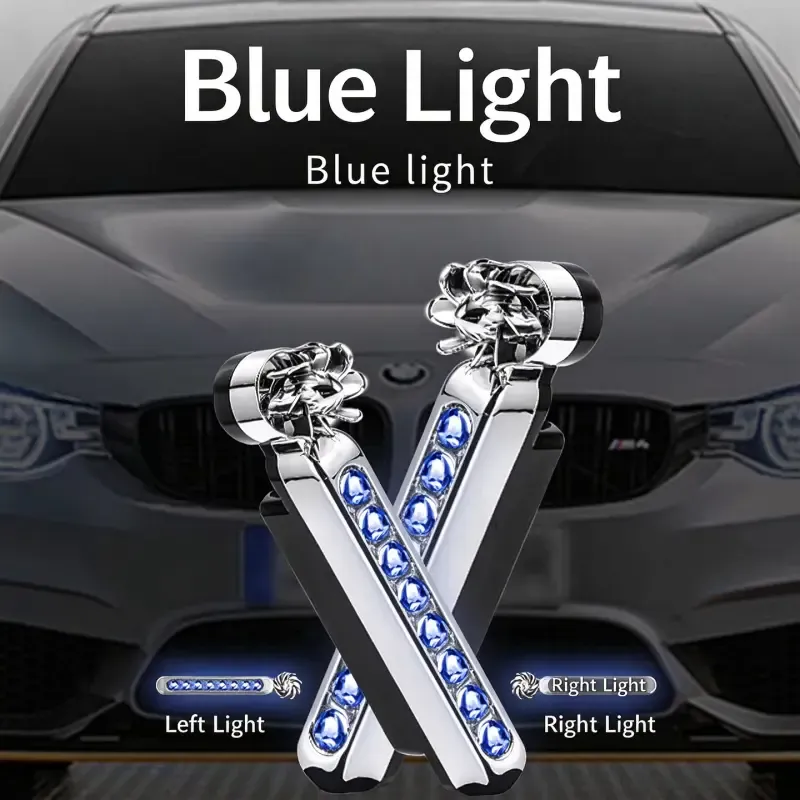 Wind-powered daytime running lights