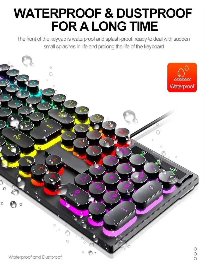 Retro mechanical keyboard