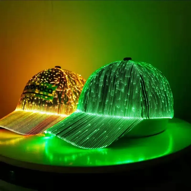 iber optic baseball cap