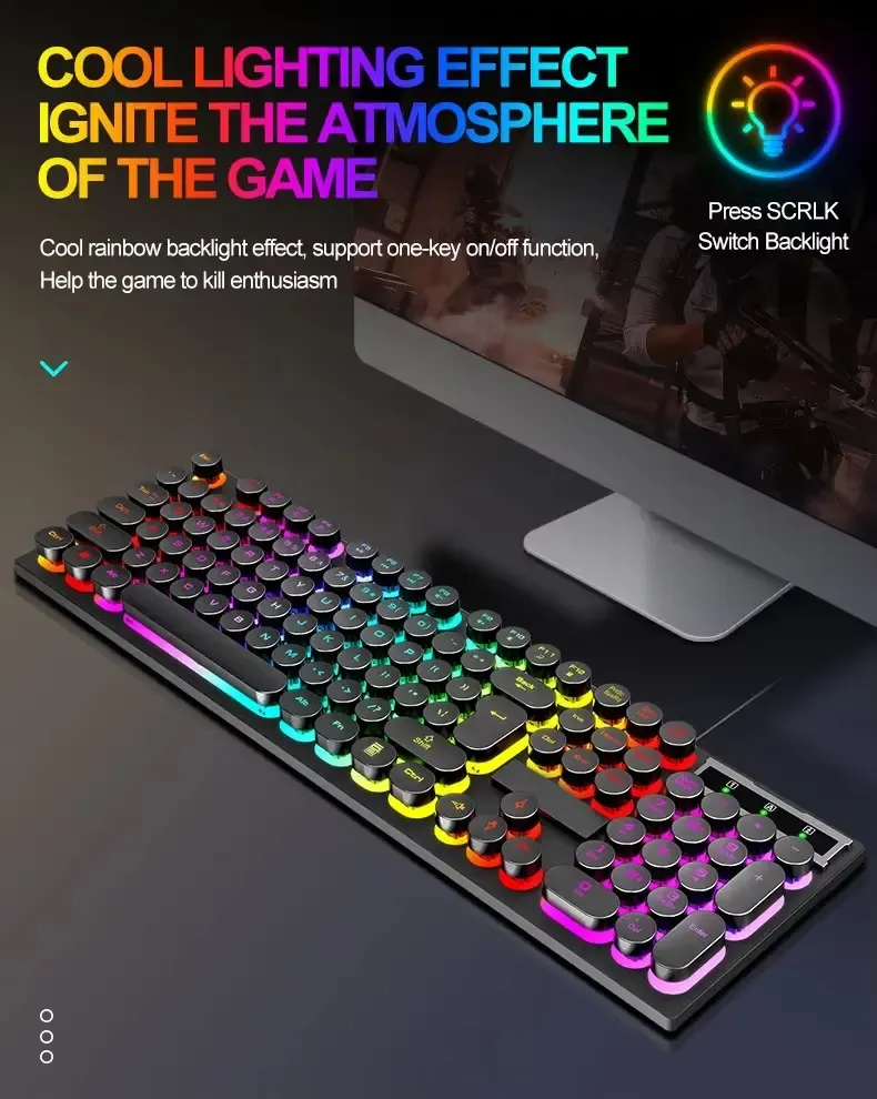 Retro mechanical keyboard