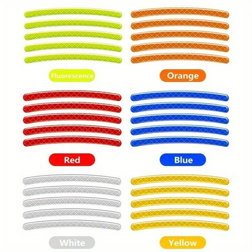 Wheel Hub Reflective Stickers