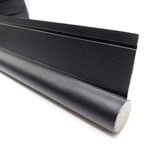 Self-adhesive brush strip for soundproof door gaps