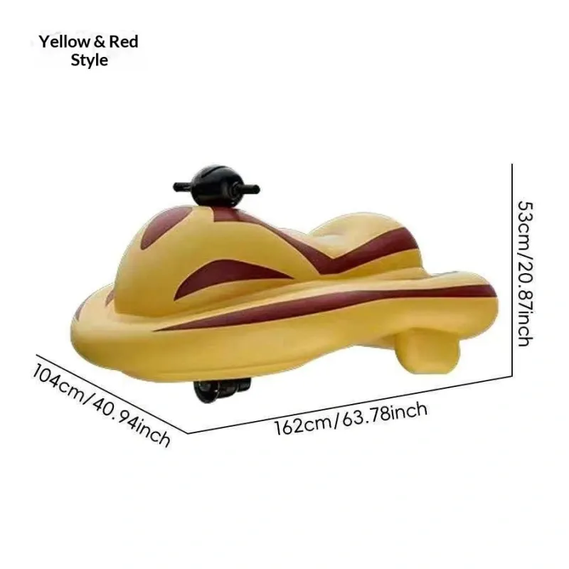 Electric inflatable motorboat