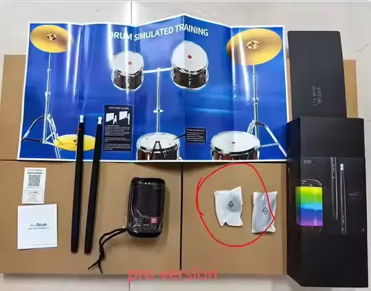 Air drum kit