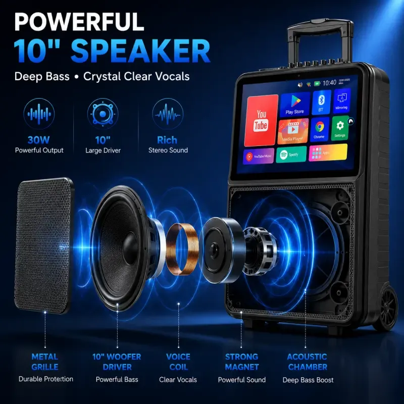Portable Trolley Wireless Media Player