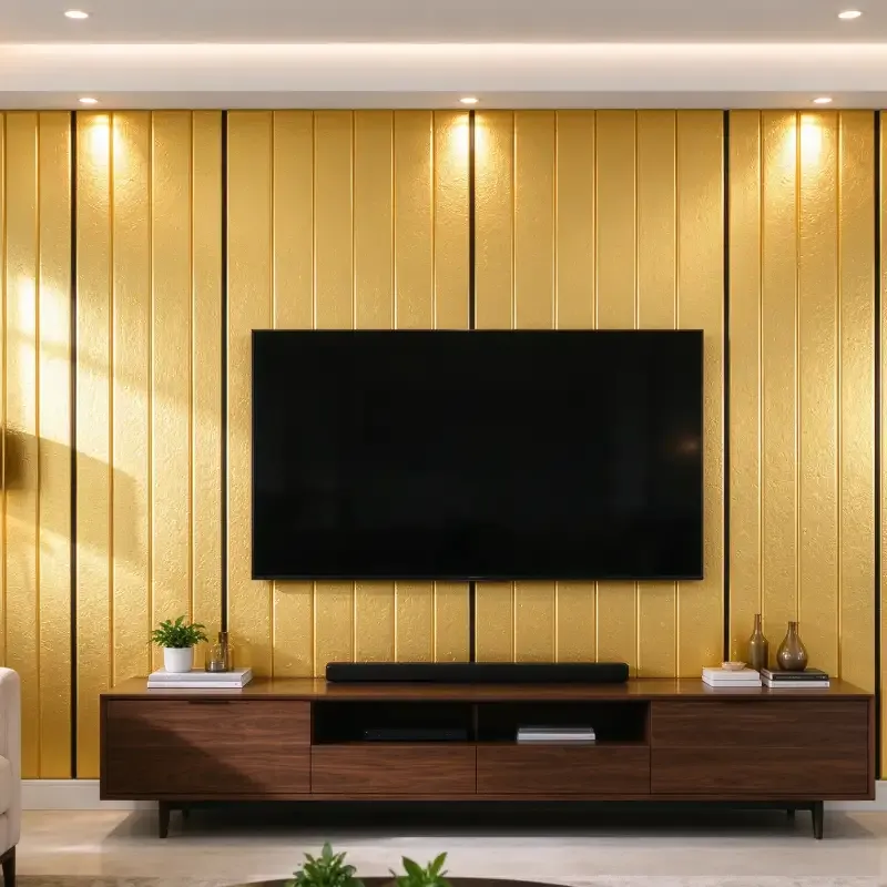 3D Metallic Self-adhesive Wallpaper