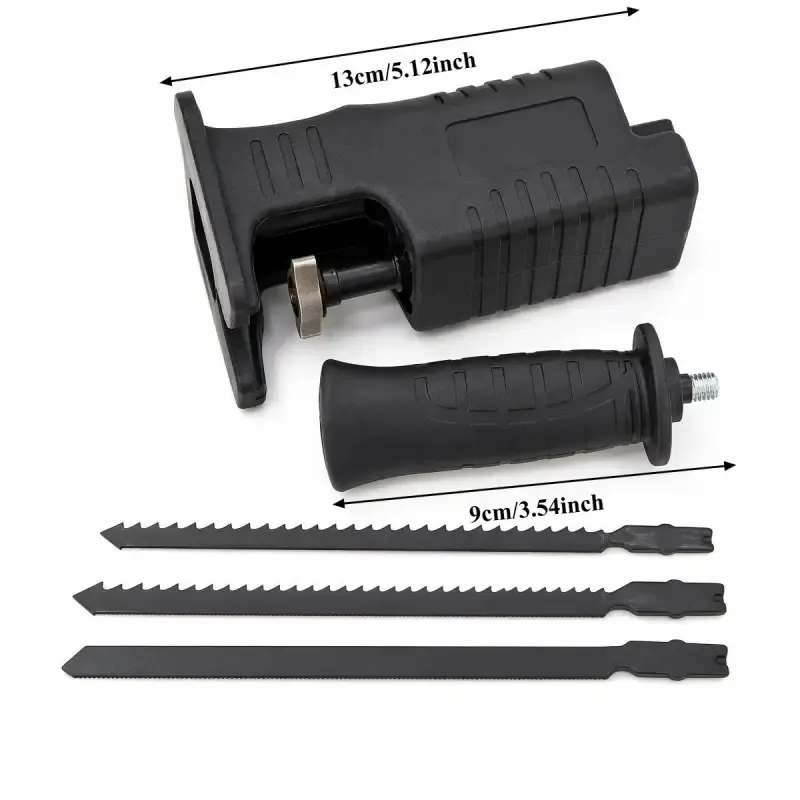 Conversion adapter for turning a drill into a chainsaw