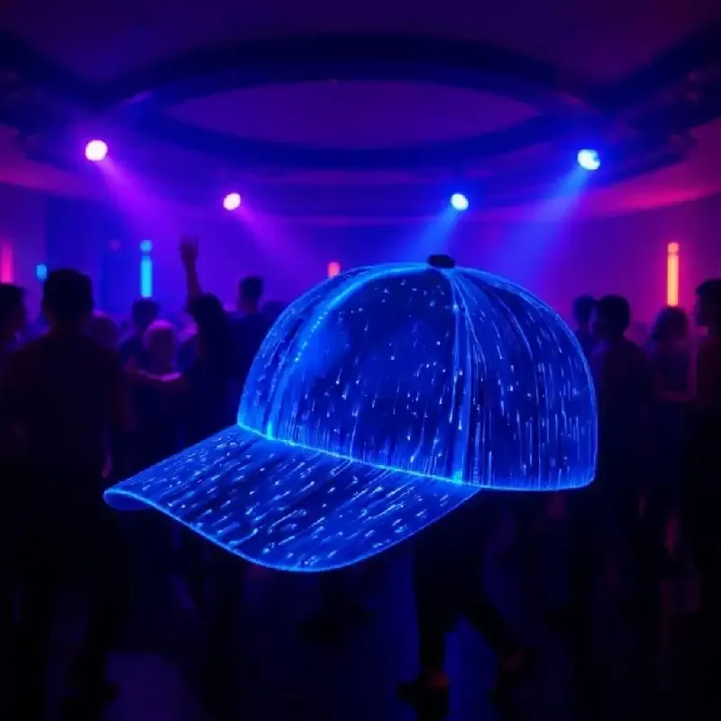 iber optic baseball cap
