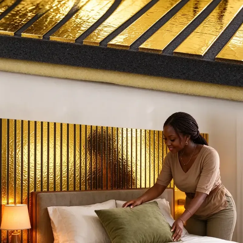 3D Metallic Self-adhesive Wallpaper